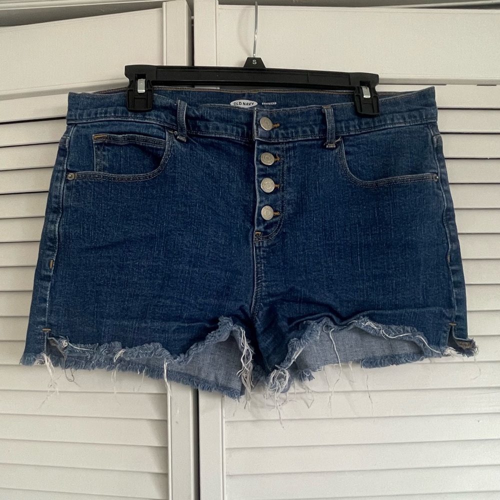 Old Navy Dark Blue Jean Shorts